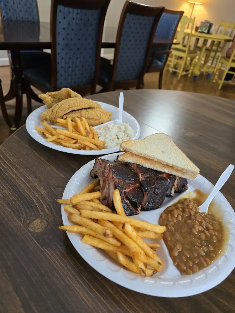 Catfish Platter Rib Platter